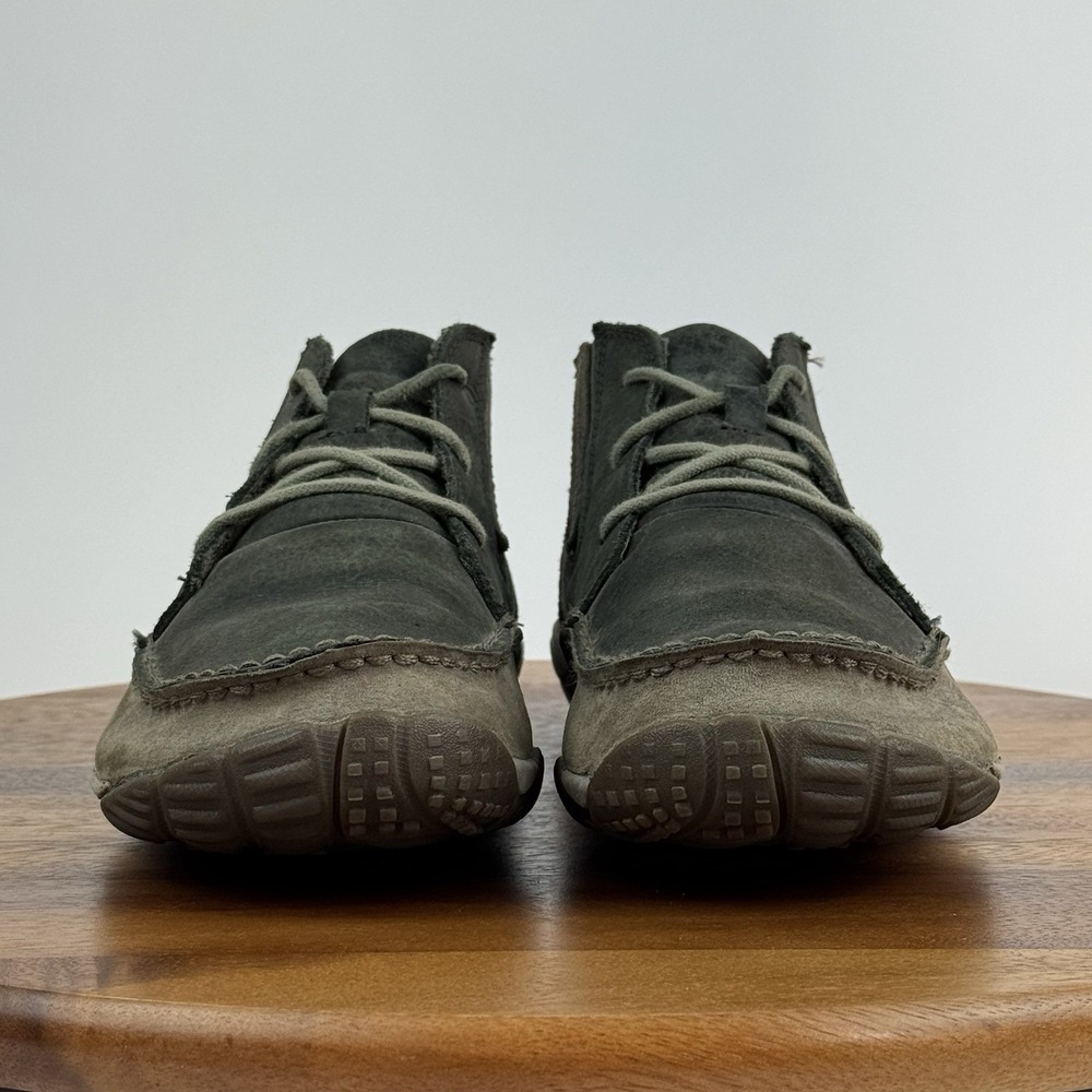 Mens Merrell Orbit Glove Brown Leather Athletic Mid Trail Sneakers Shoes Size 10 - Picture 3 of 8